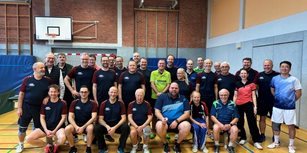 Viel los beim Tischtennis des TSV Bardowick...