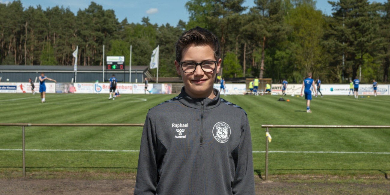 Deutschlands jüngster Stadionsprecher - Raphael Legrand vom TSV Bardowick
