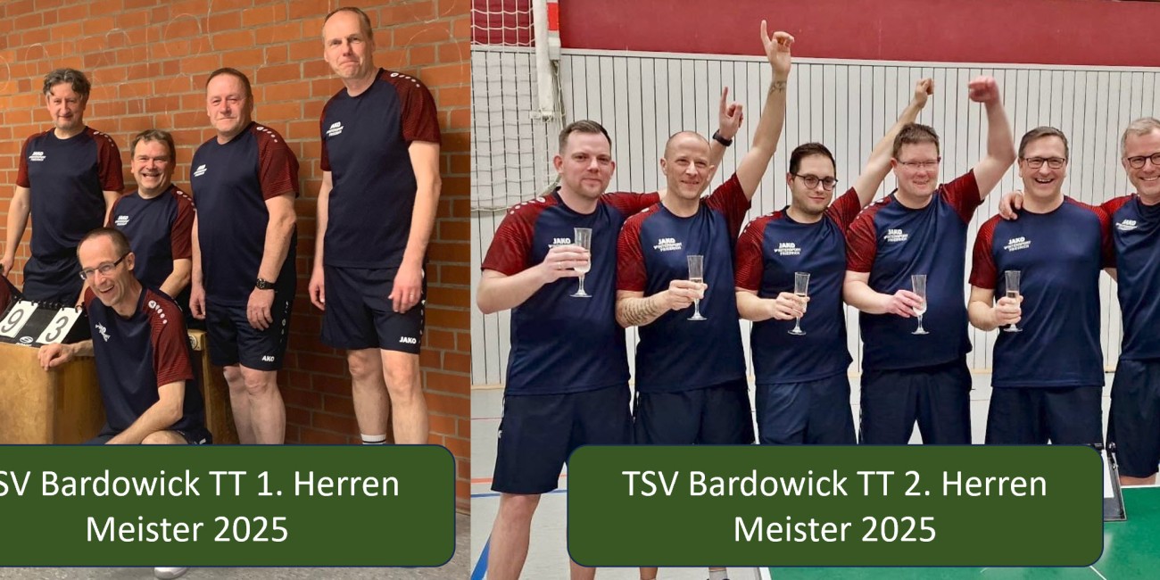 Eine super Saison 2024/25 für die Tischtennis-Abteilung!