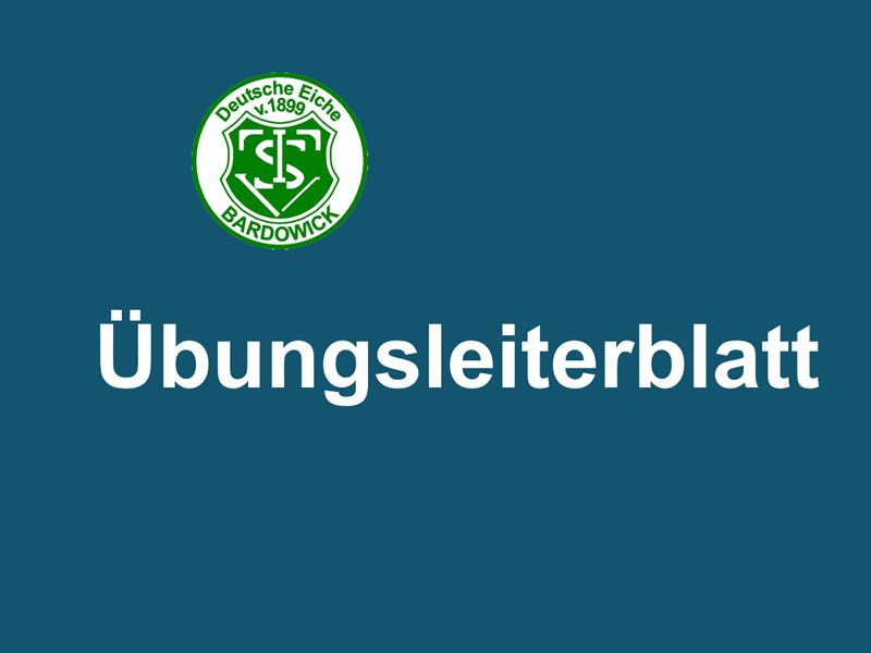 TSVBardowick Uebungsleiterblatt blau
