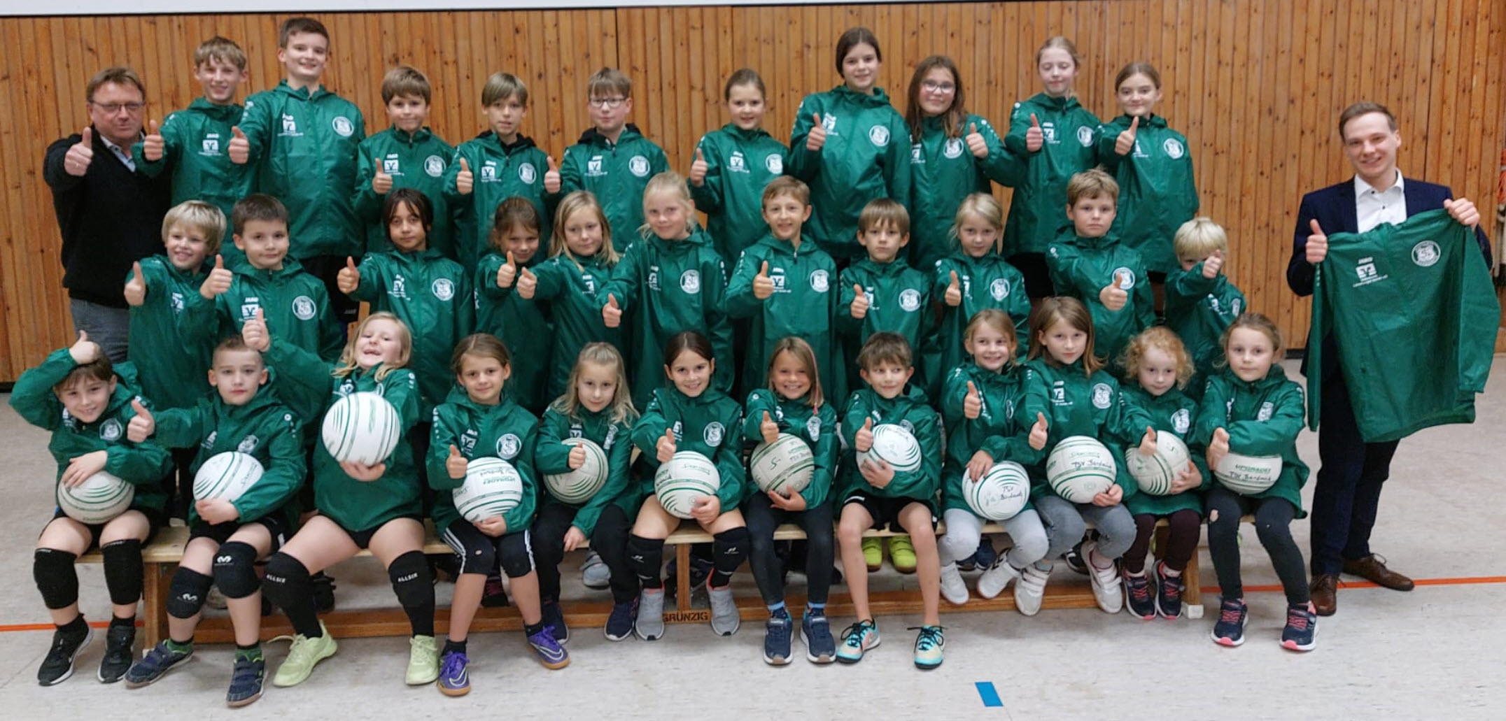 TSVBardowick Faustball Sponsoring Volksbank