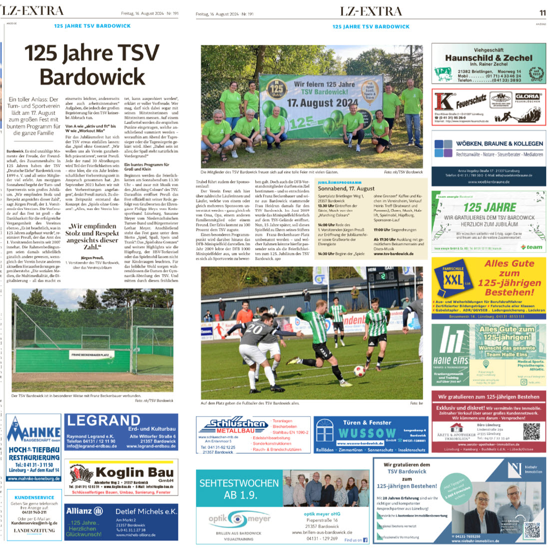 TSV LZ Vorbericht 125Jahre