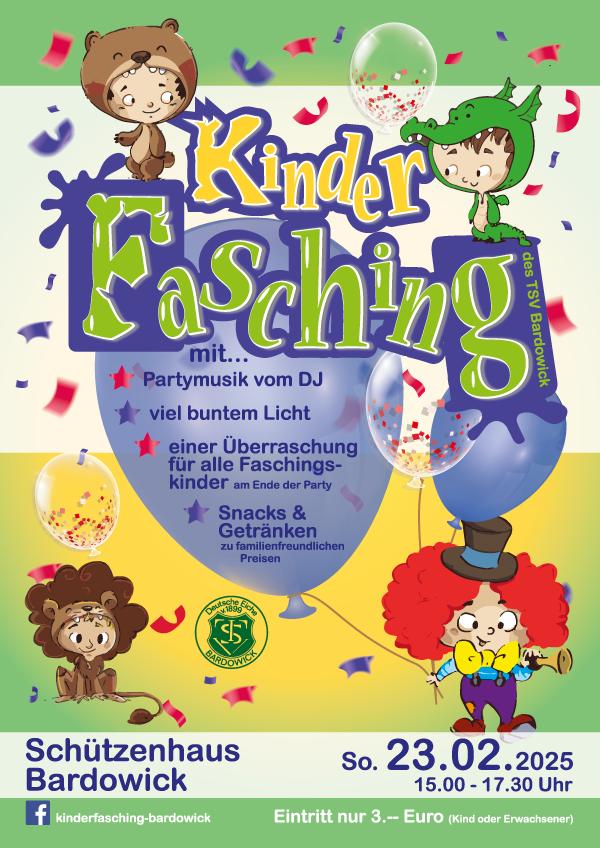 TSVBardowick Kinderfasching