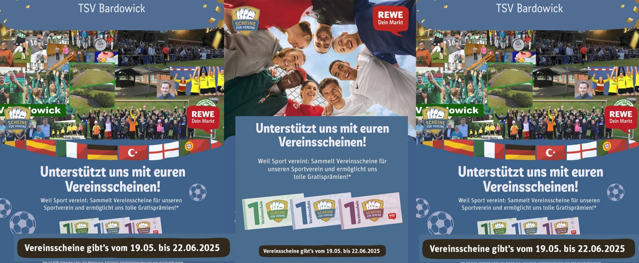 TSVBardowick REWE Scheine fuer Vereine Poster Story