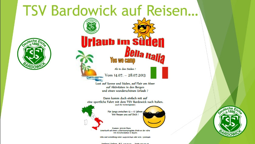 Informationen zur Italien-Reise
