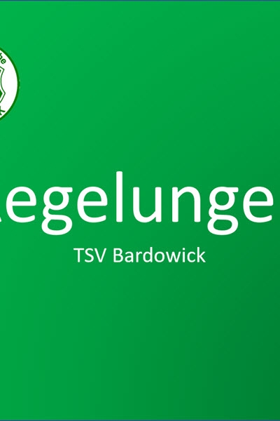 Regelungen zum allgemeinen Übungsbetrieb